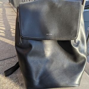 "Fabi" style faux leather (vegan) backpack